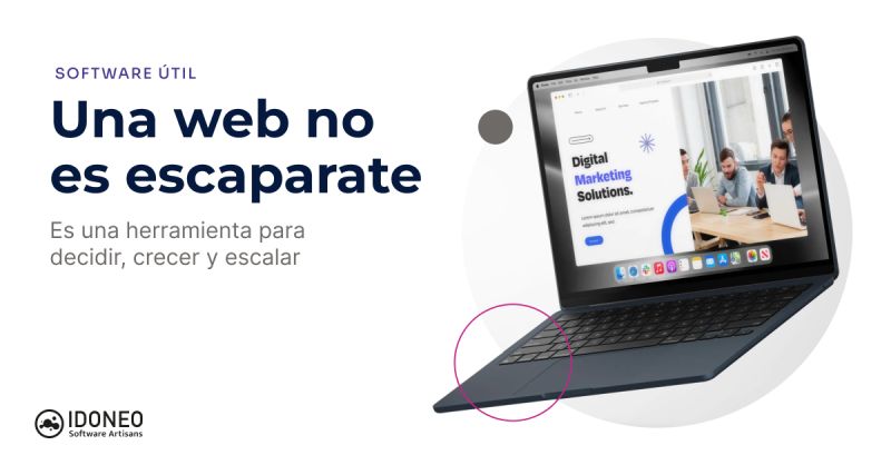 Una web no es escaparate