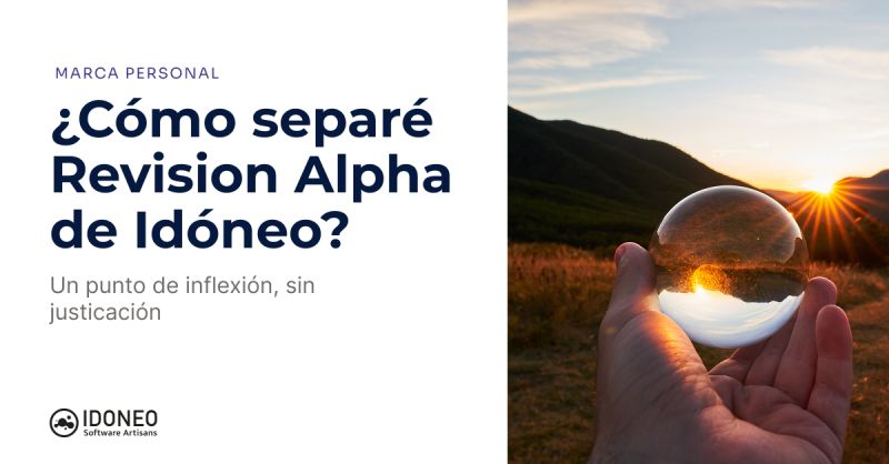 Como separe revision alpha de idoneo